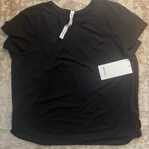 Black lightweight rub kit SS Lululemon